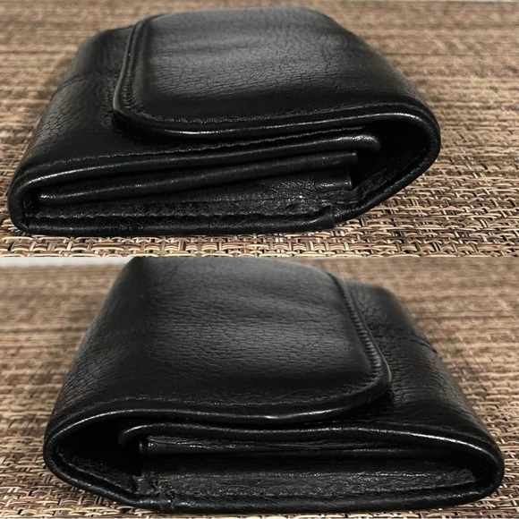 Vintage Coach Black Multi-Function Purse Natural Grain 4974 - Picture 6 of 9